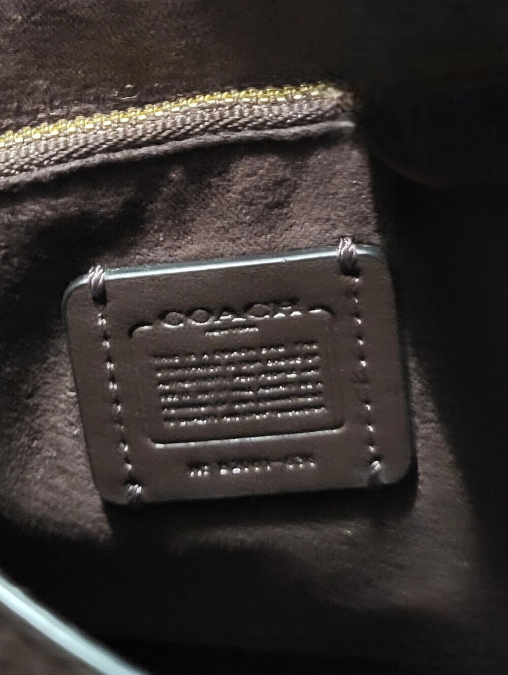 Coach TABBY TOP HANDLE 20. Black Polished Leather. - Picture 2 of 15